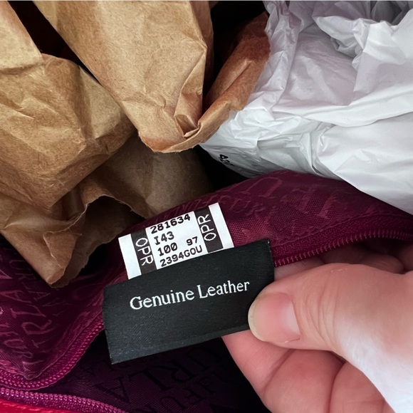 Furla Vintage Red Shoulder Bag - Picture 9 of 15